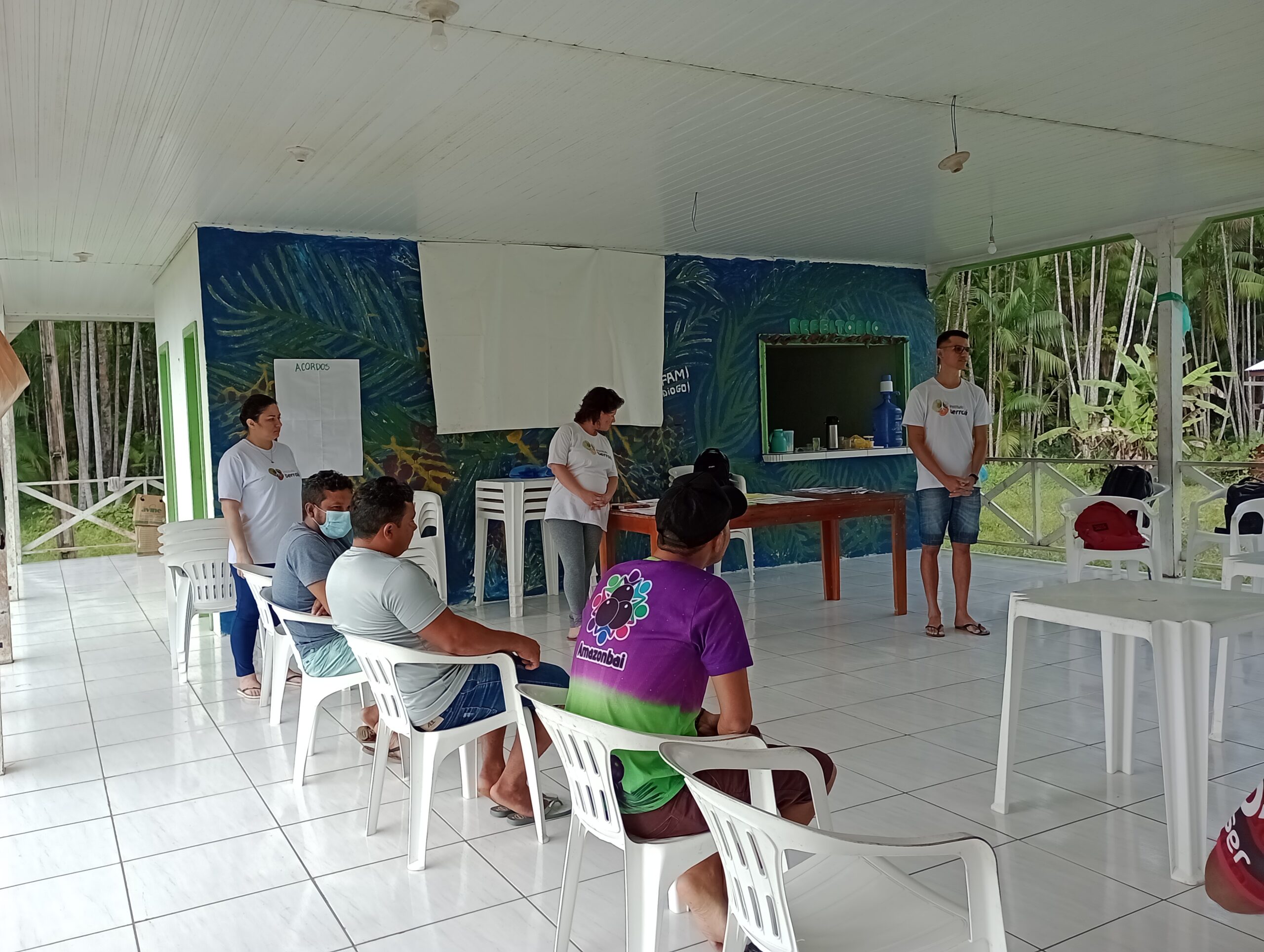 Instituto Terroá participa da 6ª Assembleia Geral Ordinária da Amazonbai, na comunidade do Arraiol, Bailique-AP