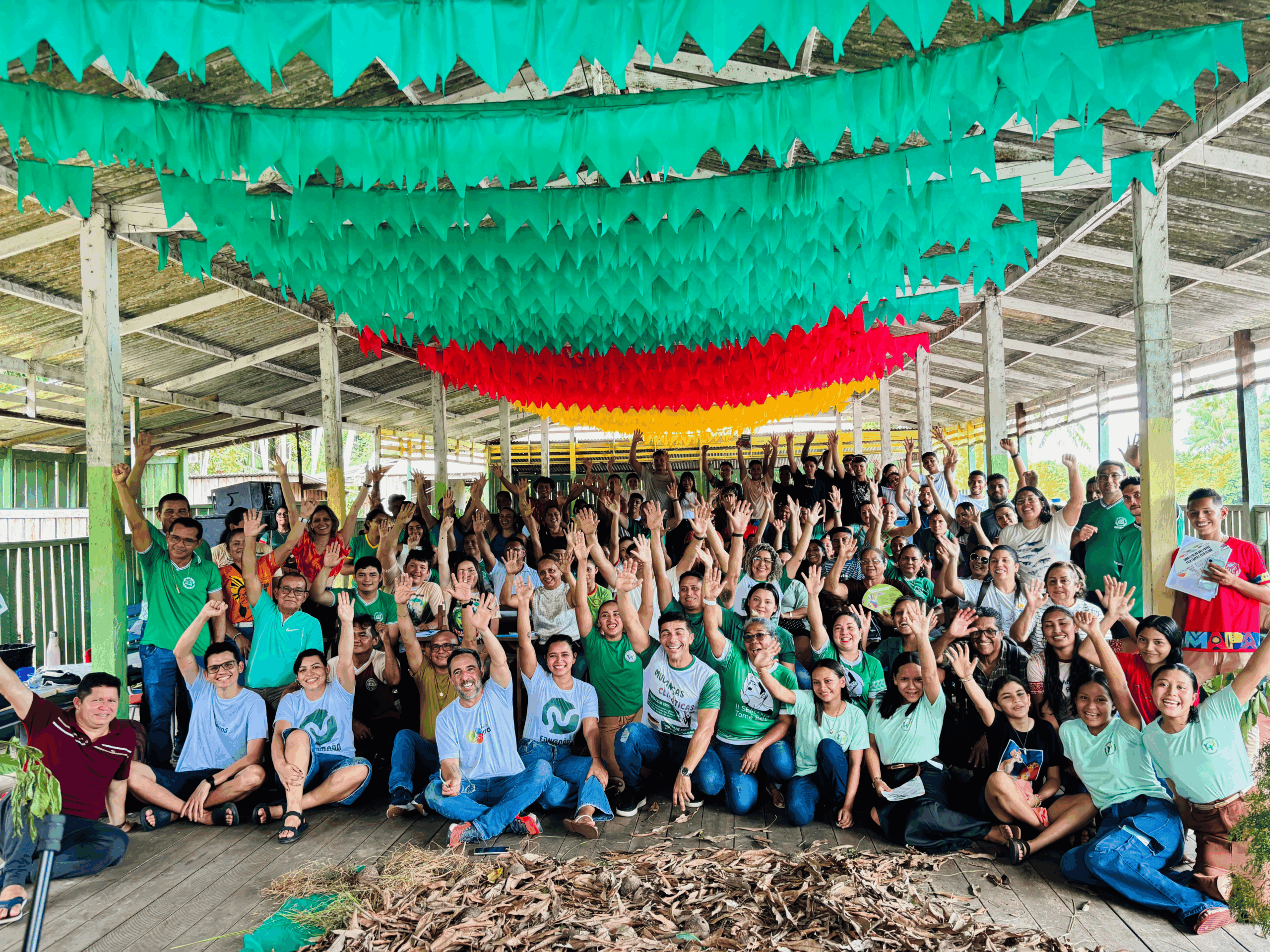 Associação Nossa Amazônia, Instituto Terroá e parceiros promovem diálogo sobre mudanças climáticas para a comunidade do Arangona (PA)