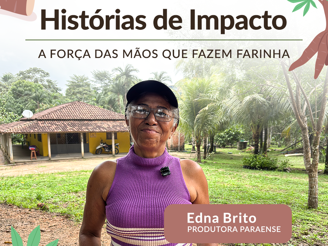 A força das mãos que fazem farinha
